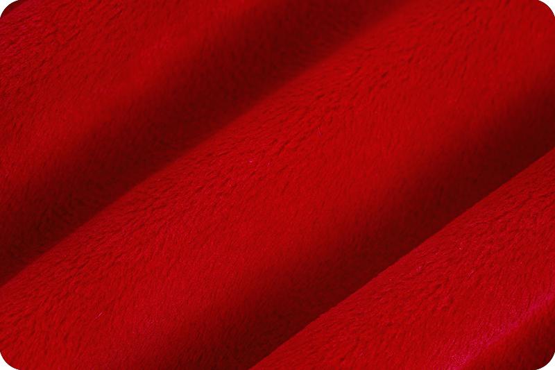 Shannon Fabrics Extra Wide 90" Solid Cuddle 3 Scarlet (PRICE PER 1/2 YARD) - On Pins & Needles Quilting Co.