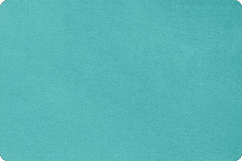 Shannon Fabrics Extra Wide 90" Solid Cuddle 3 Teal Minky Fabric (PRICE PER 1/2 YARD) - On Pins & Needles Quilting Co.