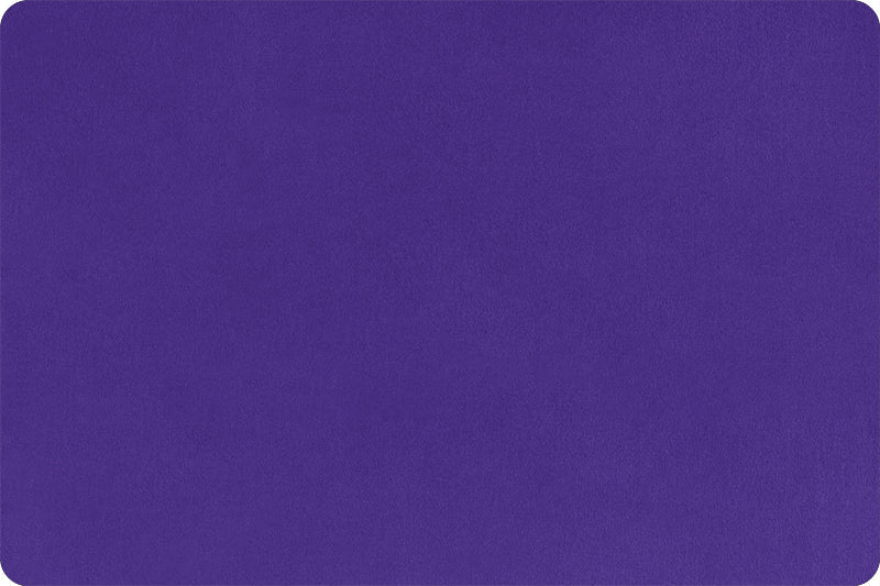 Shannon Fabrics Extra Wide 90" Solid Cuddle 3 Viola Minky Fabric - On Pins & Needles Quilting Co.
