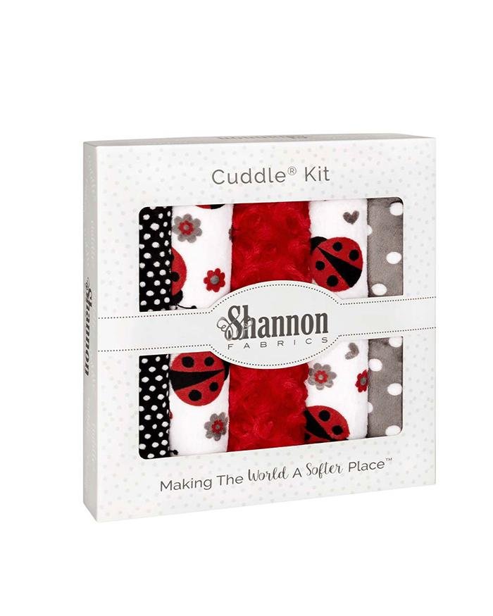 Shannon Fabrics Fabulous 5 Lovebug Cuddle Minky Blanket Kit 38"x58" - On Pins & Needles Quilting Co.