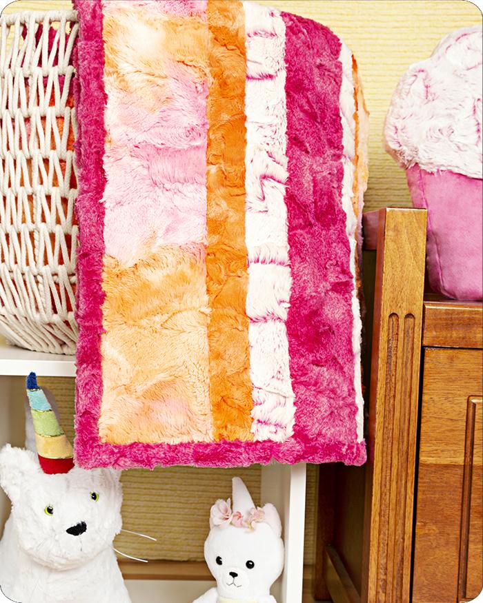 Shannon Fabrics Fabulous 5 Sunset Glow Cuddle Minky Blanket Kit 38"x58" - On Pins & Needles Quilting Co.