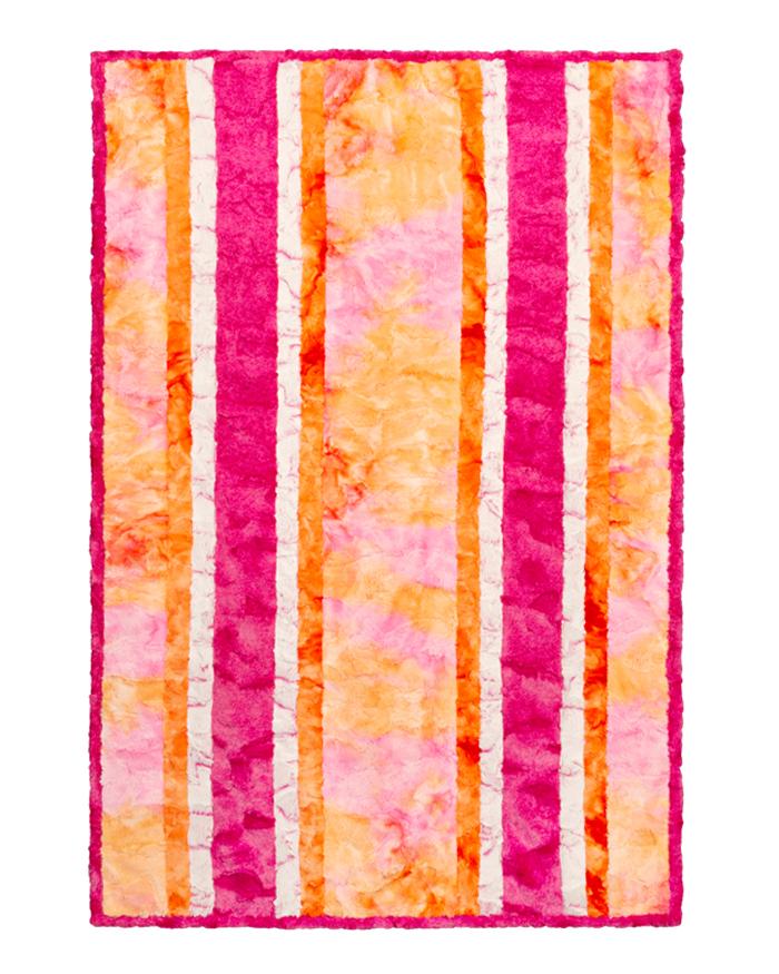 Shannon Fabrics Fabulous 5 Sunset Glow Cuddle Minky Blanket Kit 38"x58" - On Pins & Needles Quilting Co.