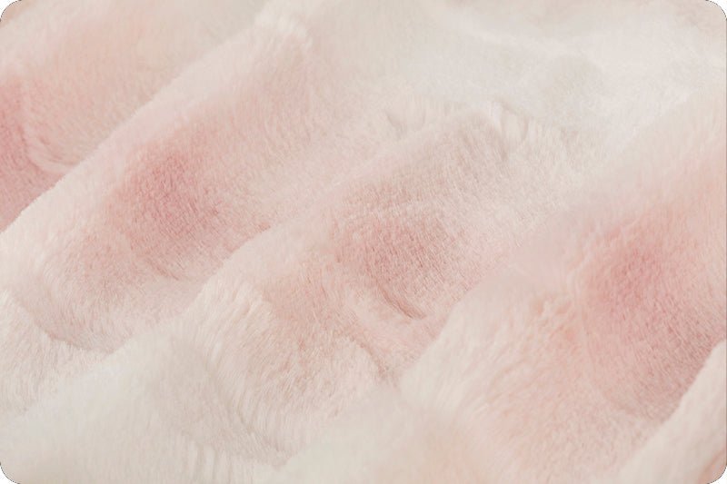 Shannon Fabrics Luxe Cuddle Angora Rosewater Minky Fabric (PRICE PER 1/2 YARD) - On Pins & Needles Quilting Co.