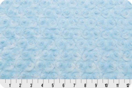 Shannon Fabrics Luxe Cuddle Baby Blue Minky Fabric (PRICE PER 1/2 YARD) - On Pins & Needles Quilting Co.