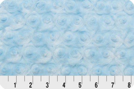 Shannon Fabrics Luxe Cuddle Baby Blue Minky Fabric (PRICE PER 1/2 YARD) - On Pins & Needles Quilting Co.