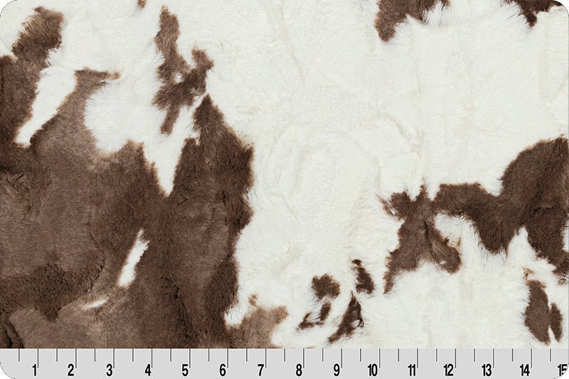 Shannon Fabrics Luxe Cuddle Calf Brownie Minky Fabric (PRICE PER 1/2 YARD) - On Pins & Needles Quilting Co.