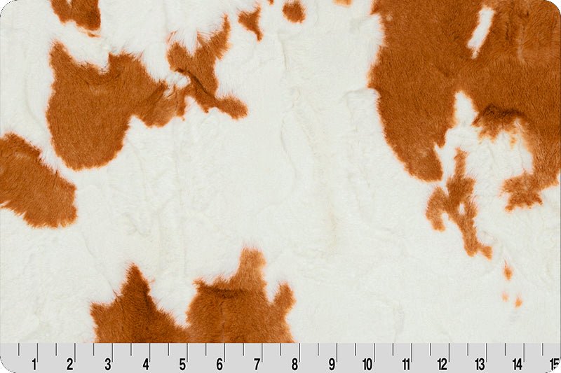 Shannon Fabrics Luxe Cuddle Calf Penny Minky Fabric (PRICE PER 1/2 YARD) - On Pins & Needles Quilting Co.
