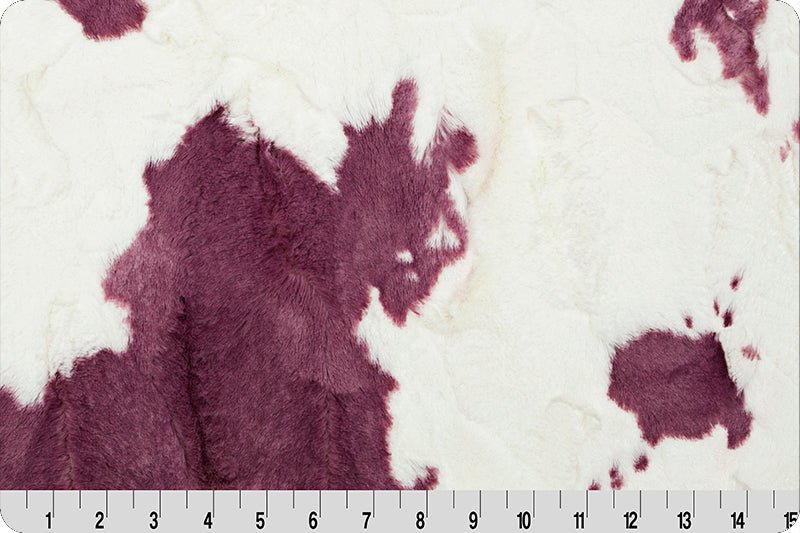 Shannon Fabrics Luxe Cuddle Calf Sugar Plum Minky Fabric (PRICE PER 1/2 YARD) - On Pins & Needles Quilting Co.