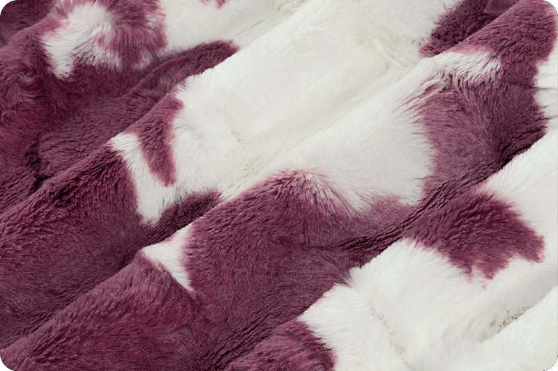 Shannon Fabrics Luxe Cuddle Calf Sugar Plum Minky Fabric (PRICE PER 1/2 YARD) - On Pins & Needles Quilting Co.