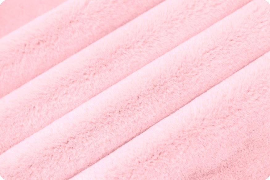 Shannon Fabrics Luxe Cuddle Encore Baby Pink Minky Fabric - On Pins & Needles Quilting Co.