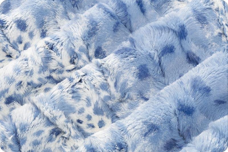 Shannon Fabrics Luxe Cuddle Fawn Bluebell Minky Fabric (PRICE PER 1/2 YARD) - On Pins & Needles Quilting Co.