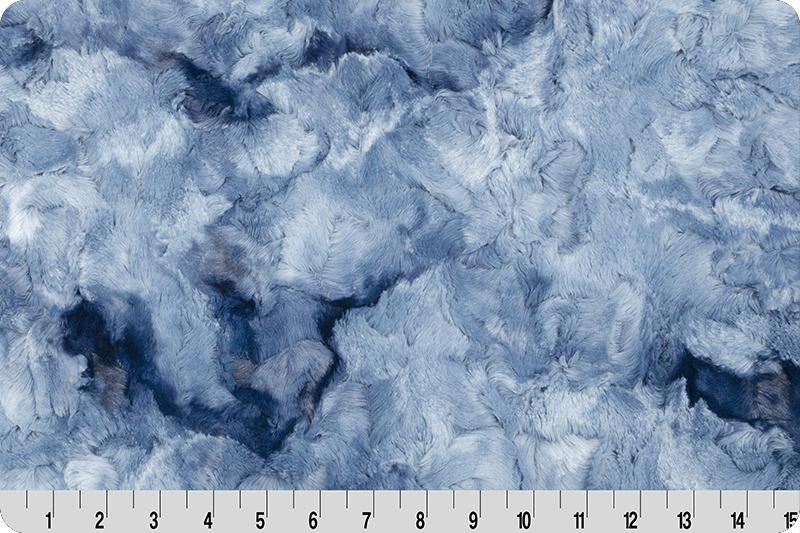 Shannon Fabrics Luxe Cuddle Galaxy Jeans Minky Fabric (PRICE PER 1/2 YARD) - On Pins & Needles Quilting Co.