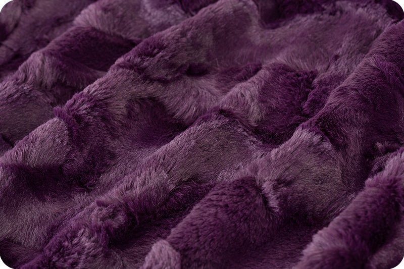 Shannon Fabrics Luxe Cuddle Hide Berry Minky Fabric - On Pins & Needles Quilting Co.