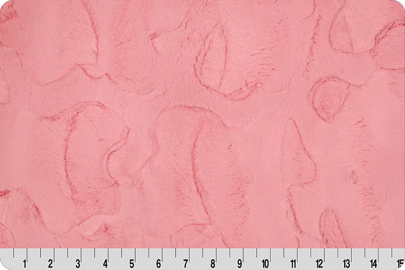 Shannon Fabrics Luxe Cuddle Hide Bubblegum Minky Fabric - On Pins & Needles Quilting Co.