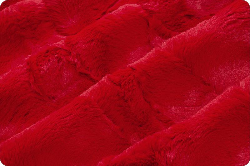 Shannon Fabrics Luxe Cuddle Hide Cardinal Minky Fabric (PRICE PER 1/2 YARD) - On Pins & Needles Quilting Co.