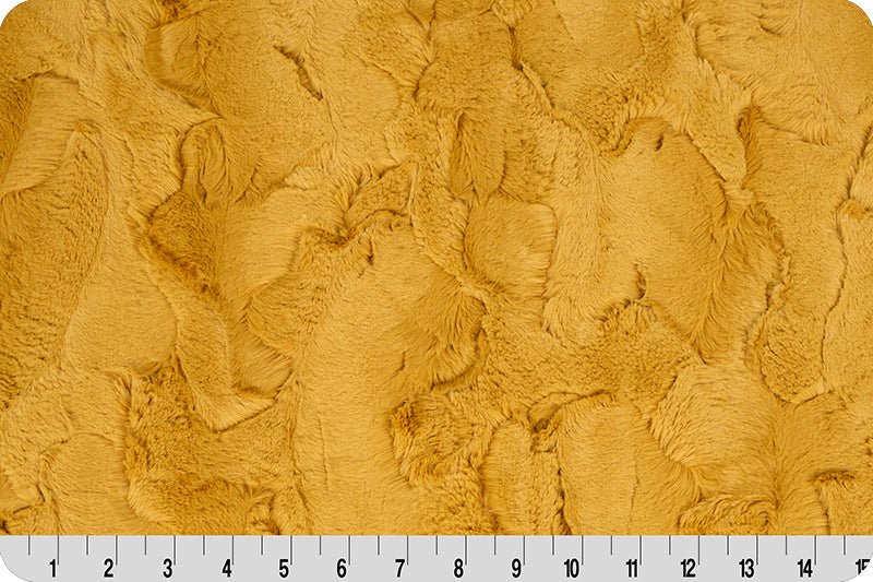 Shannon Fabrics Luxe Cuddle Hide Golden Minky Fabric - On Pins & Needles Quilting Co.