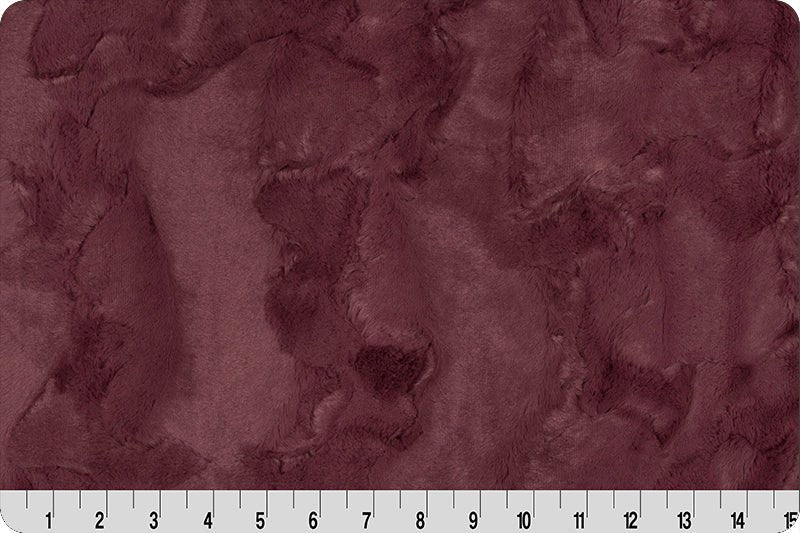 Shannon Fabrics Luxe Cuddle Hide Mulberry Minky Fabric (PRICE PER 1/2 YARD) - On Pins & Needles Quilting Co.