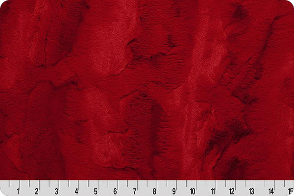 Shannon Fabrics Luxe Cuddle Mirage 80 Wide Cardinal Minky Fabric