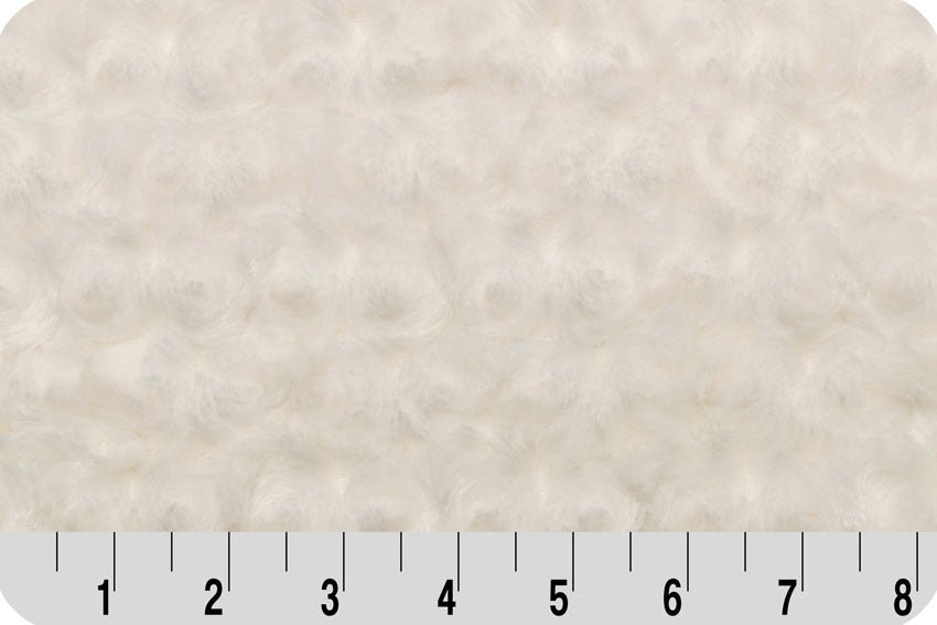 Shannon Fabrics Luxe Cuddle Rose Ivory Minky Fabric (PRICE PER 1/2 YARD) - On Pins & Needles Quilting Co.