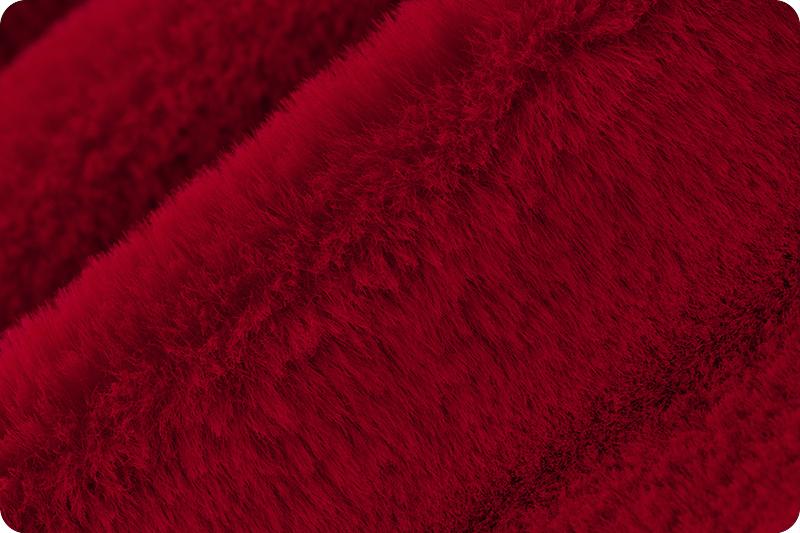 Shannon Fabrics Luxe Cuddle Seal Cardinal (PRICE PER 1/2 YARD) - On Pins & Needles Quilting Co.
