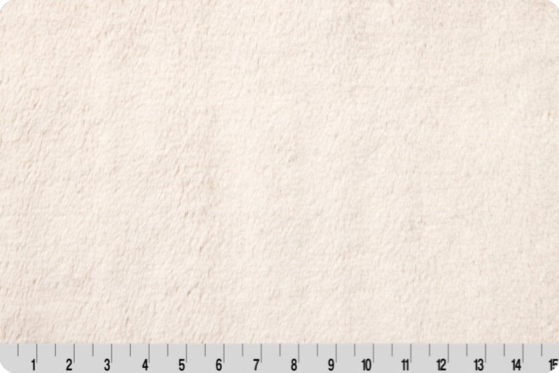 Shannon Fabrics Luxe Cuddle Snow Bunny Sanddollar Minky Fabric - On Pins & Needles Quilting Co.
