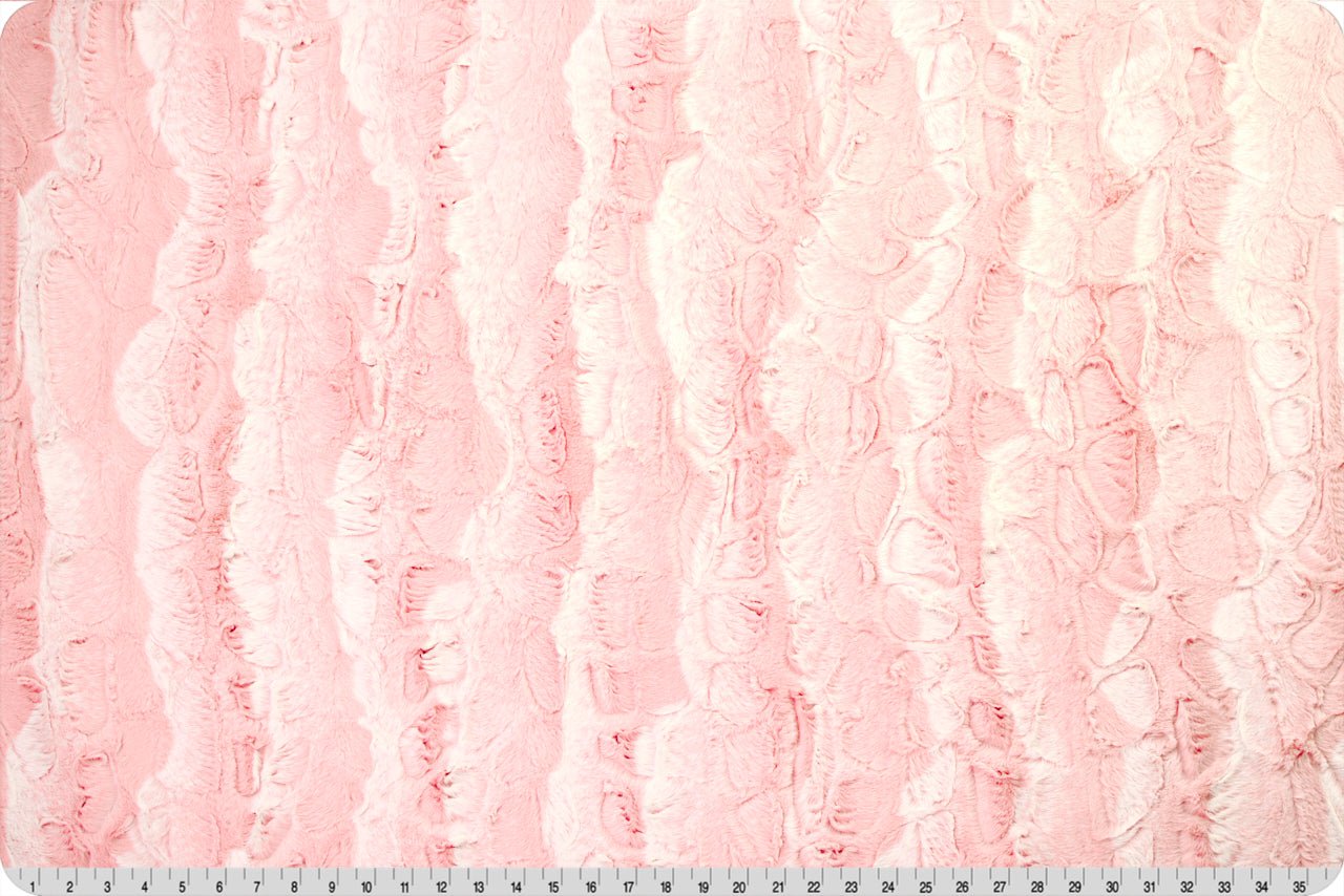 Shannon Fabrics Luxe Cuddle Summit Ice Pink Minky Fabric