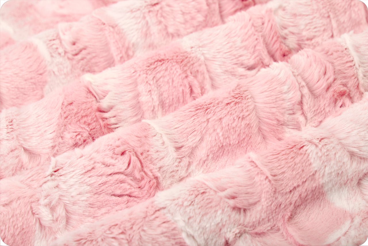 Shannon Fabrics Luxe Cuddle Summit Ice Pink Minky Fabric