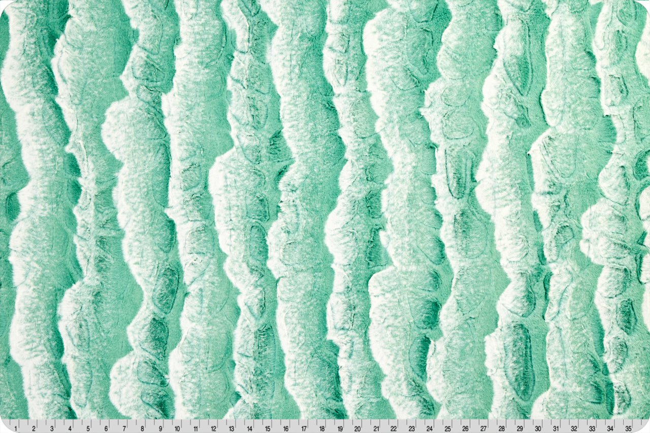 Shannon Fabrics Luxe Cuddle Summit Spearmint Minky Fabric - On Pins & Needles Quilting Co.