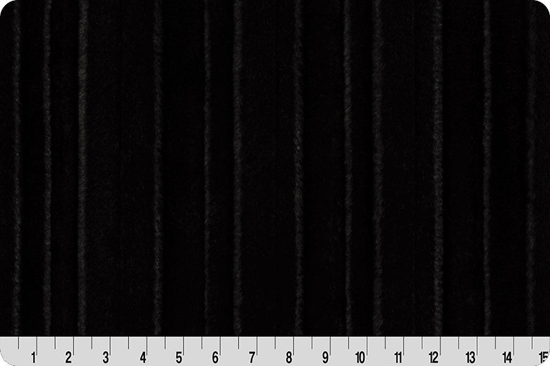 Shannon Fabrics Luxe Cuddle Vienna Black Minky Fabric (PRICE PER 1/2 YARD) - On Pins & Needles Quilting Co.