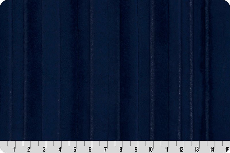 Shannon Fabrics Luxe Cuddle Vienna Navy Minky Fabric (PRICE PER 1/2 YARD) - On Pins & Needles Quilting Co.