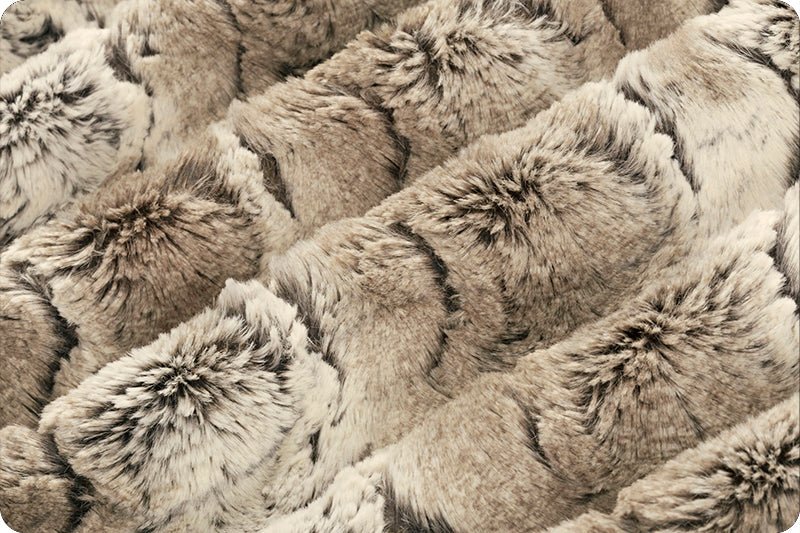 Shannon Fabrics Luxe Cuddle Wild Rabbit Natural Minky Fabric (PRICE PER 1/2 YARD) - On Pins & Needles Quilting Co.