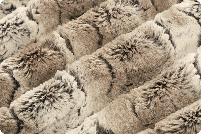 Shannon Fabrics Luxe Cuddle Wild Rabbit Chrome Minky Fabric
