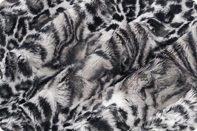 Shannon Fabrics Luxe Cuddle Wildcat Chrome Minky Fabric (PRICE PER 1/2 YARD) - On Pins & Needles Quilting Co.