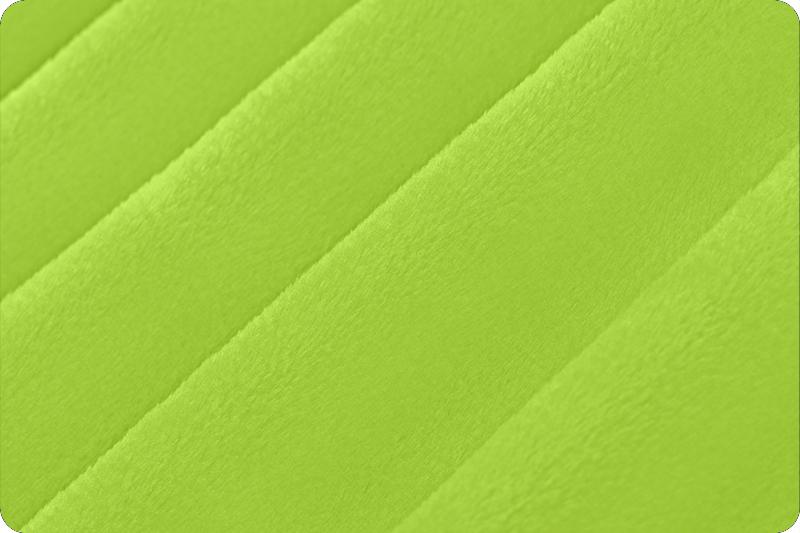Shannon Fabrics Solid Cuddle 3 Dark Lime Green Minky Fabric (PRICE PER 1/2 YARD) - On Pins & Needles Quilting Co.
