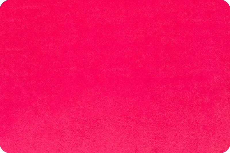 Shannon Fabrics Solid Cuddle 3 Fuchsia Minky Fabric - On Pins & Needles Quilting Co.