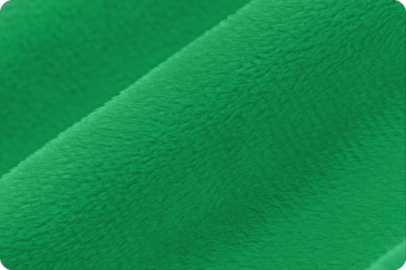 Shannon Fabrics Solid Cuddle 3 Kelly Green Minky Fabric (PRICE PER 1/2 YARD) - On Pins & Needles Quilting Co.