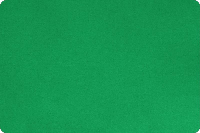 Shannon Fabrics Solid Cuddle 3 Kelly Green Minky Fabric (PRICE PER 1/2 YARD) - On Pins & Needles Quilting Co.