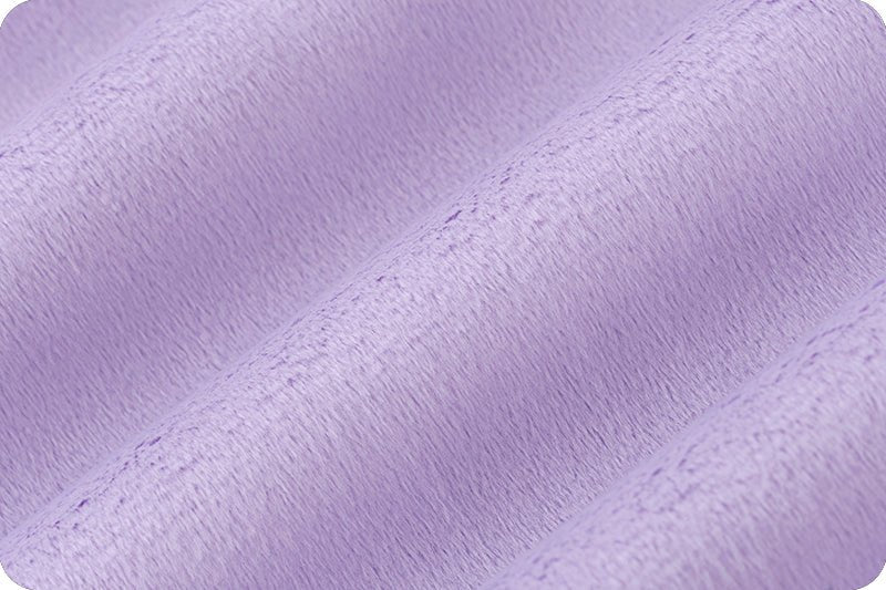 Shannon Fabrics Solid Cuddle 3 Lavender Minky Fabric - On Pins & Needles Quilting Co.