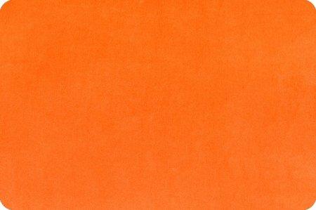 Shannon Fabrics Solid Cuddle 3 Orange Minky Fabric (PRICE PER 1/2 YARD) - On Pins & Needles Quilting Co.
