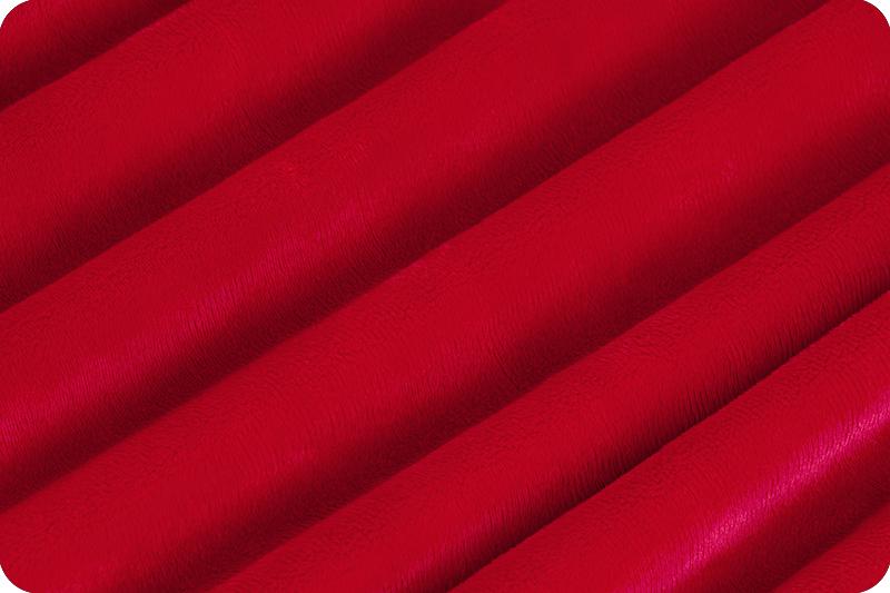 Shannon Fabrics Solid Cuddle 3 Red (PRICE PER 1/2 YARD) - On Pins & Needles Quilting Co.