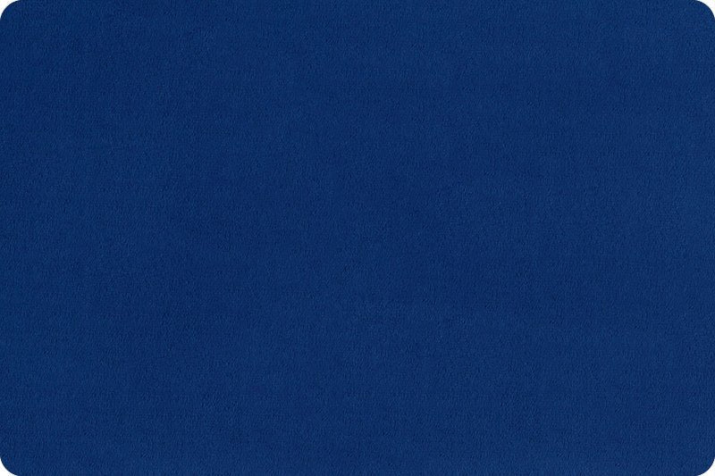 Shannon Fabrics Solid Cuddle 3 Royal Blue Minky Fabric - On Pins & Needles Quilting Co.