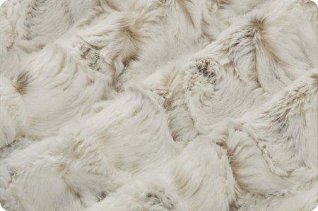 Shannon Luxe Cuddle Snowy Owl Natural Minky Fabric (PRICE PER 1/2 YARD) - On Pins & Needles Quilting Co.