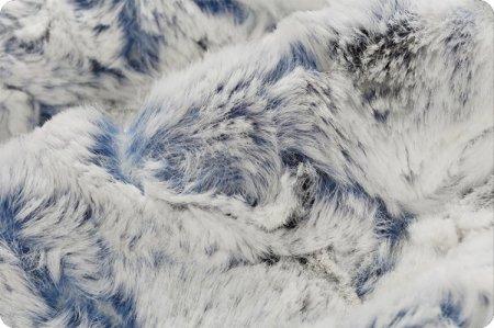 Shannon Luxe Cuddle Snowy Owl Navy Minky Fabric (PRICE PER 1/2 YARD) - On Pins & Needles Quilting Co.