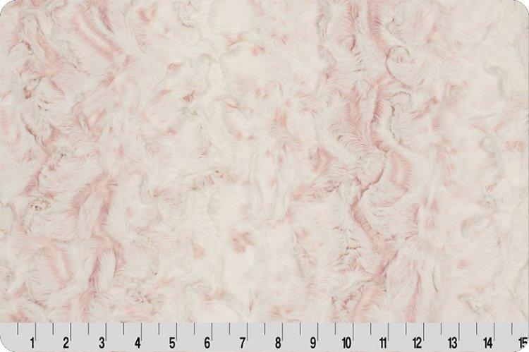 Shannon Luxe Cuddle Snowy Owl Rosewater Minky Fabric (PRICE PER 1/2 YARD) - On Pins & Needles Quilting Co.