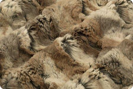 Shannon Luxe Cuddle Wild Rabbit Driftwood Minky Fabric (PRICE PER 1/2 YARD) - On Pins & Needles Quilting Co.