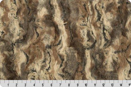 Shannon Luxe Cuddle Wild Rabbit Driftwood Minky Fabric (PRICE PER 1/2 YARD) - On Pins & Needles Quilting Co.