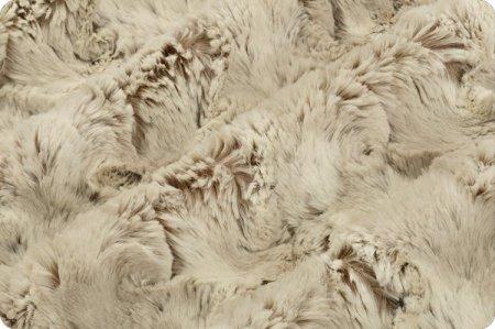 Shannon Luxe Cuddle Wild Rabbit Sand/Shell Minky Fabric (PRICE PER 1/2 YARD) - On Pins & Needles Quilting Co.